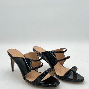 FSJ Women Comfortable Strappy Sandals Open Toe Thick High Heel Mule